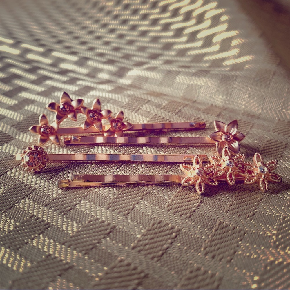 Rose Gold Costume Hair Pins Collection